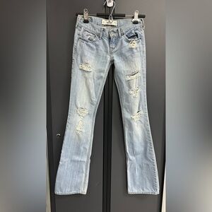 Vintage Hollister distressed Y2K jeans, size 0R
